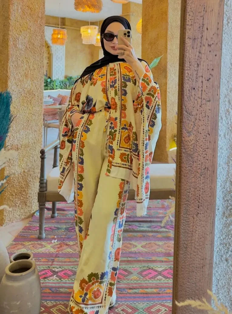 ENSEMBLE EN VISCOSE PERLE