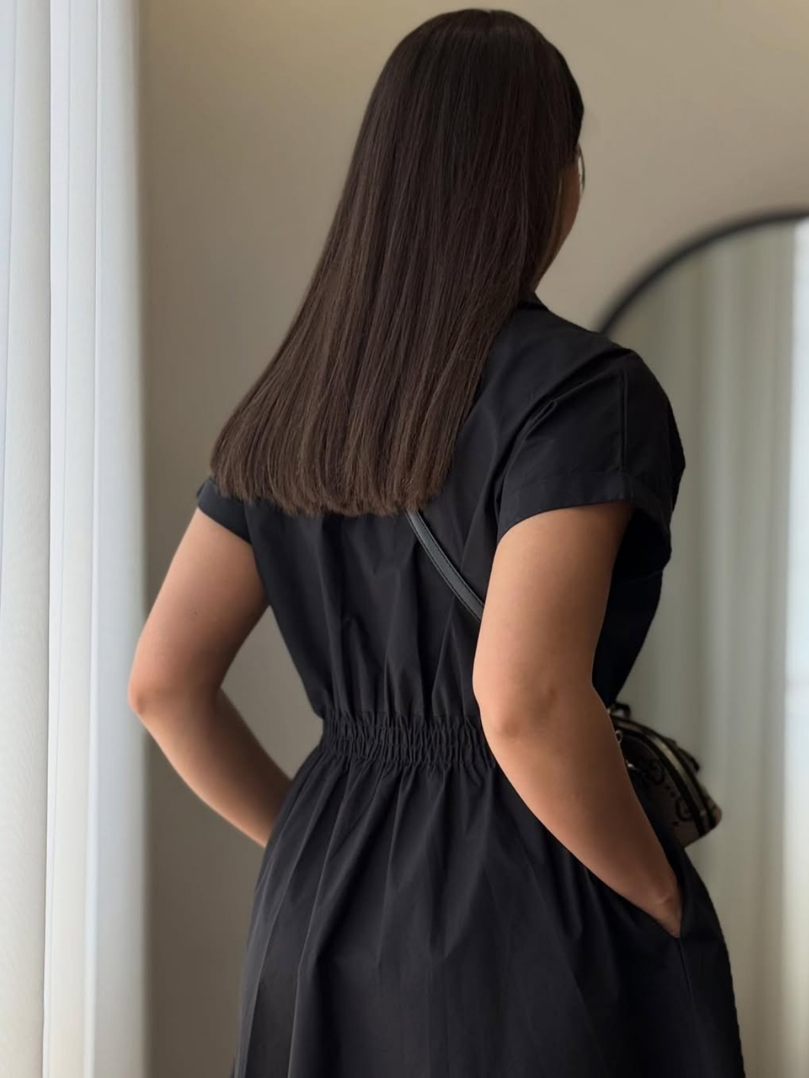 Robe Chemise Midi Cintrée – MERVAY