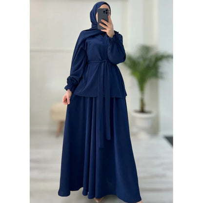 Ensemble Mervay – Élégance en Crêpe Ayrobin