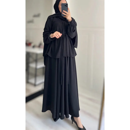 Ensemble Mervay – Élégance en Crêpe Ayrobin