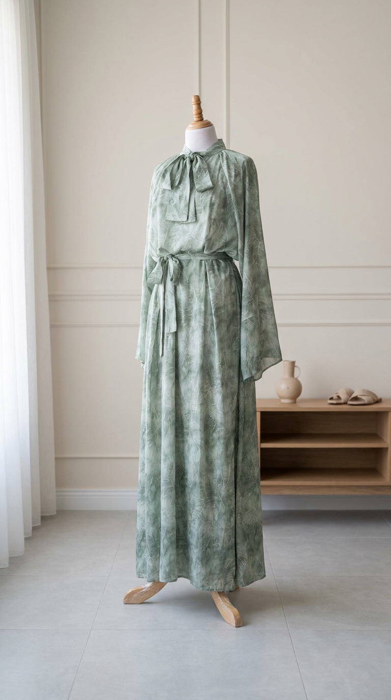 Robe – Noir Floral Poétique