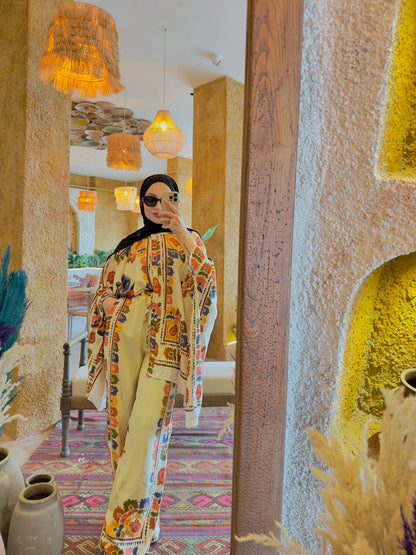ENSEMBLE EN VISCOSE PERLE