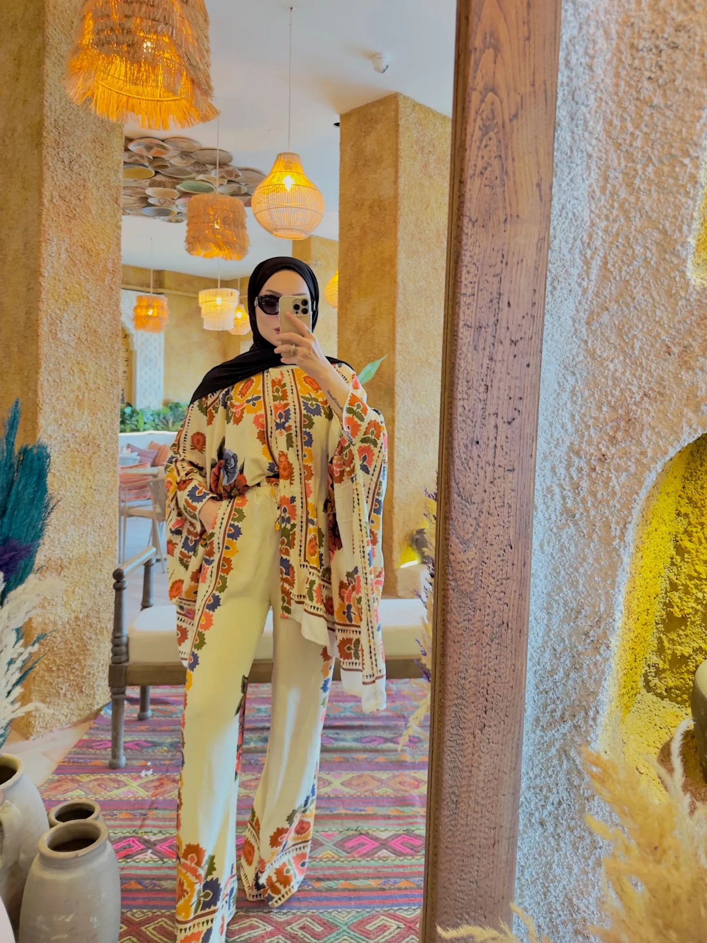 ENSEMBLE EN VISCOSE PERLE