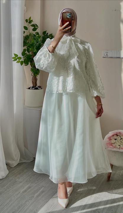 Ensemble Deux Pièces en Dentelle Élégant