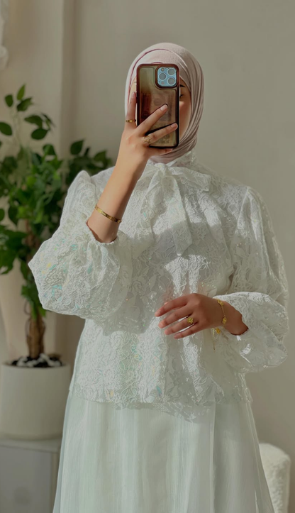 Ensemble Deux Pièces en Dentelle Élégant