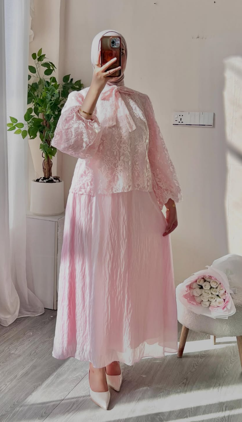 Ensemble Deux Pièces en Dentelle Élégant
