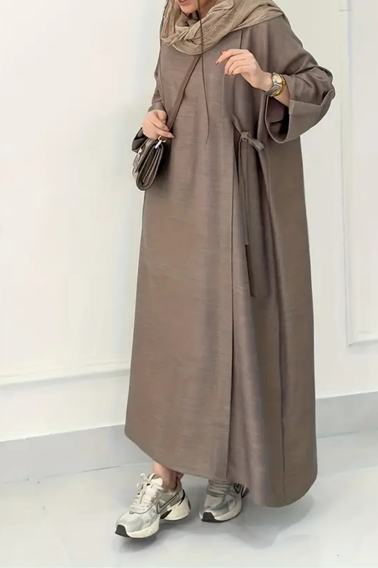 Robe Abaya Traditionnelle Coréenne – Élégance Minimaliste