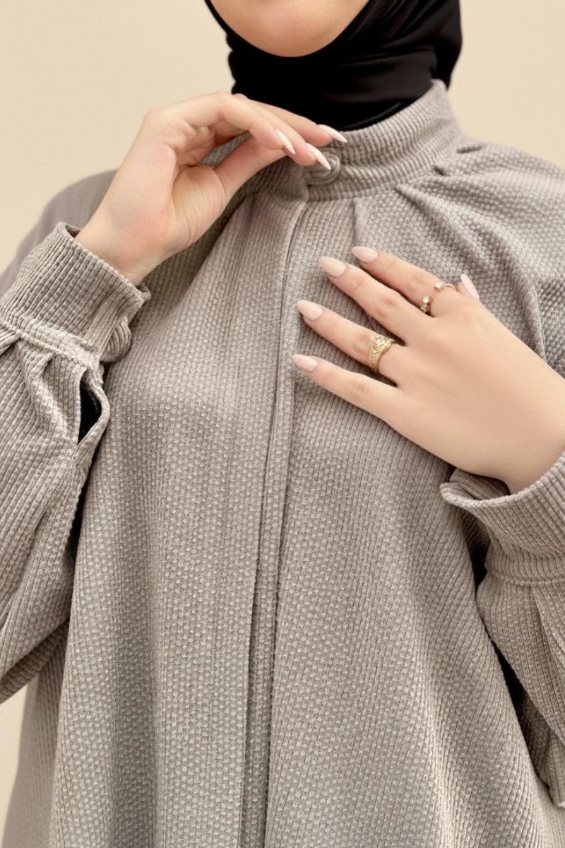 Abaya Mervay Tricoté