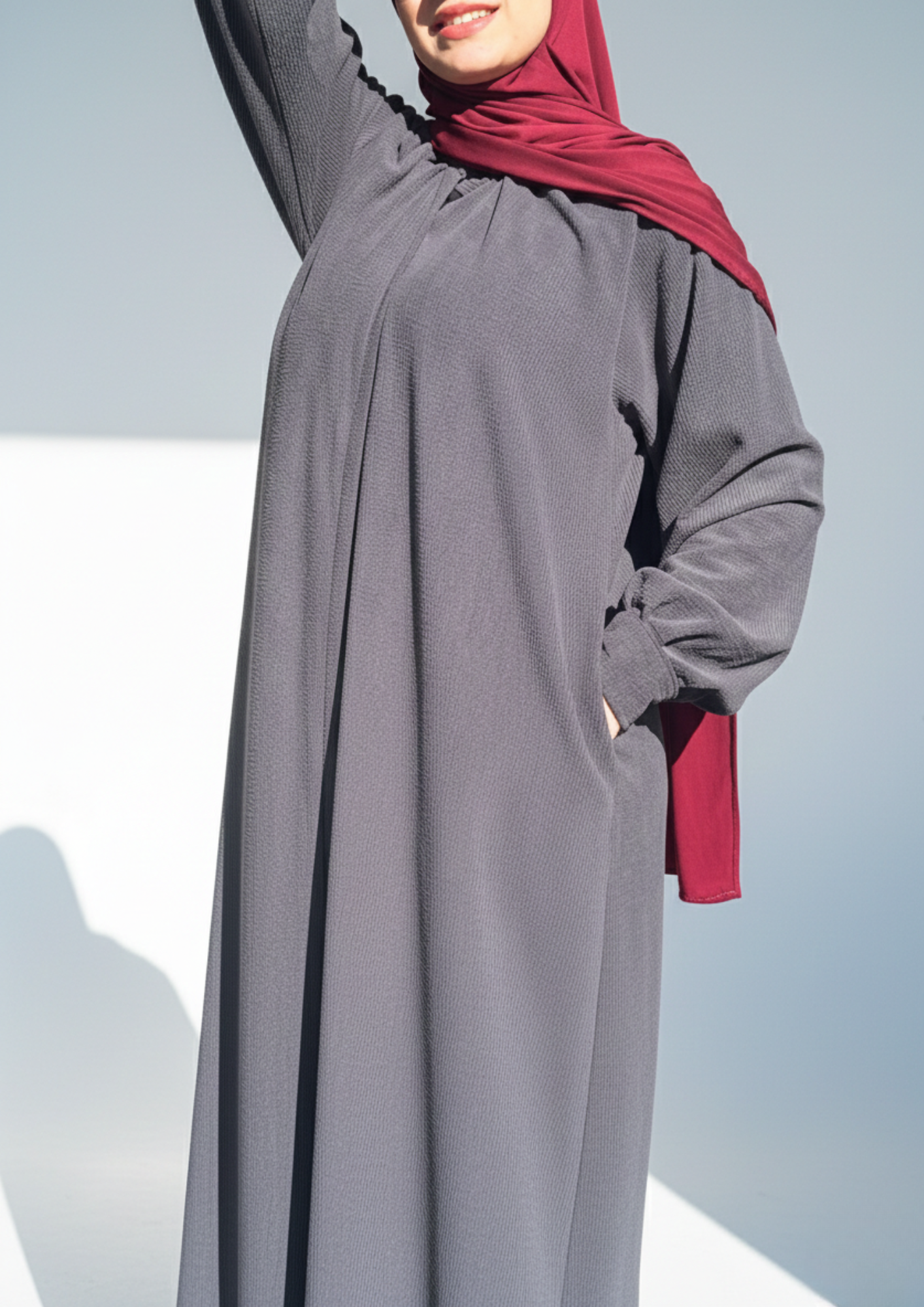 Abaya Mervay Tricoté