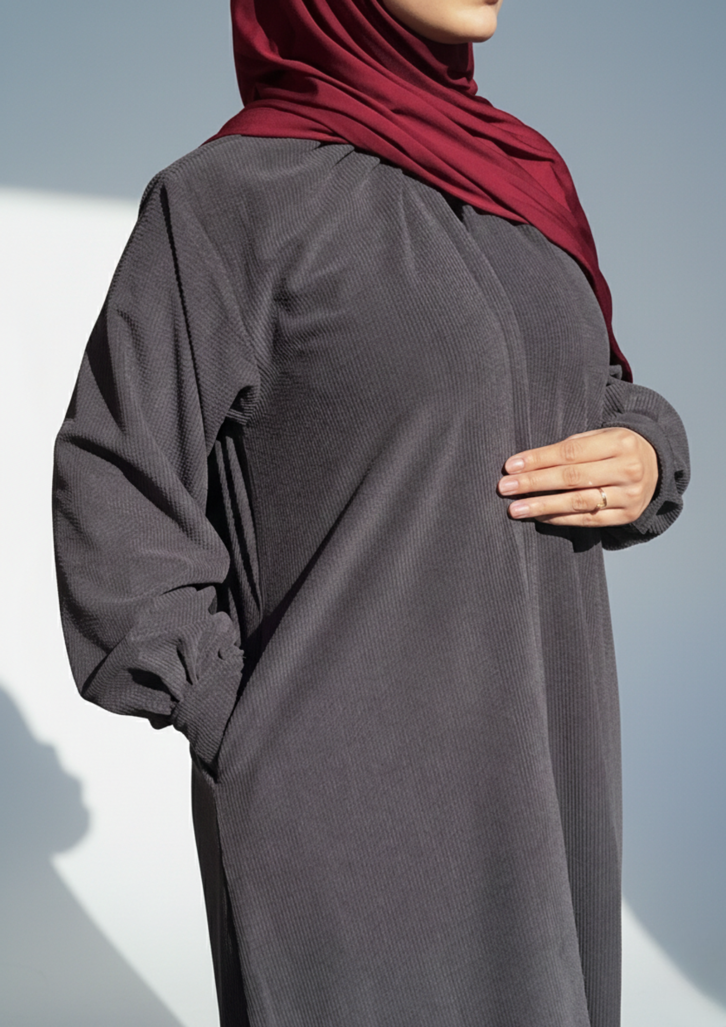 Abaya Mervay Tricoté