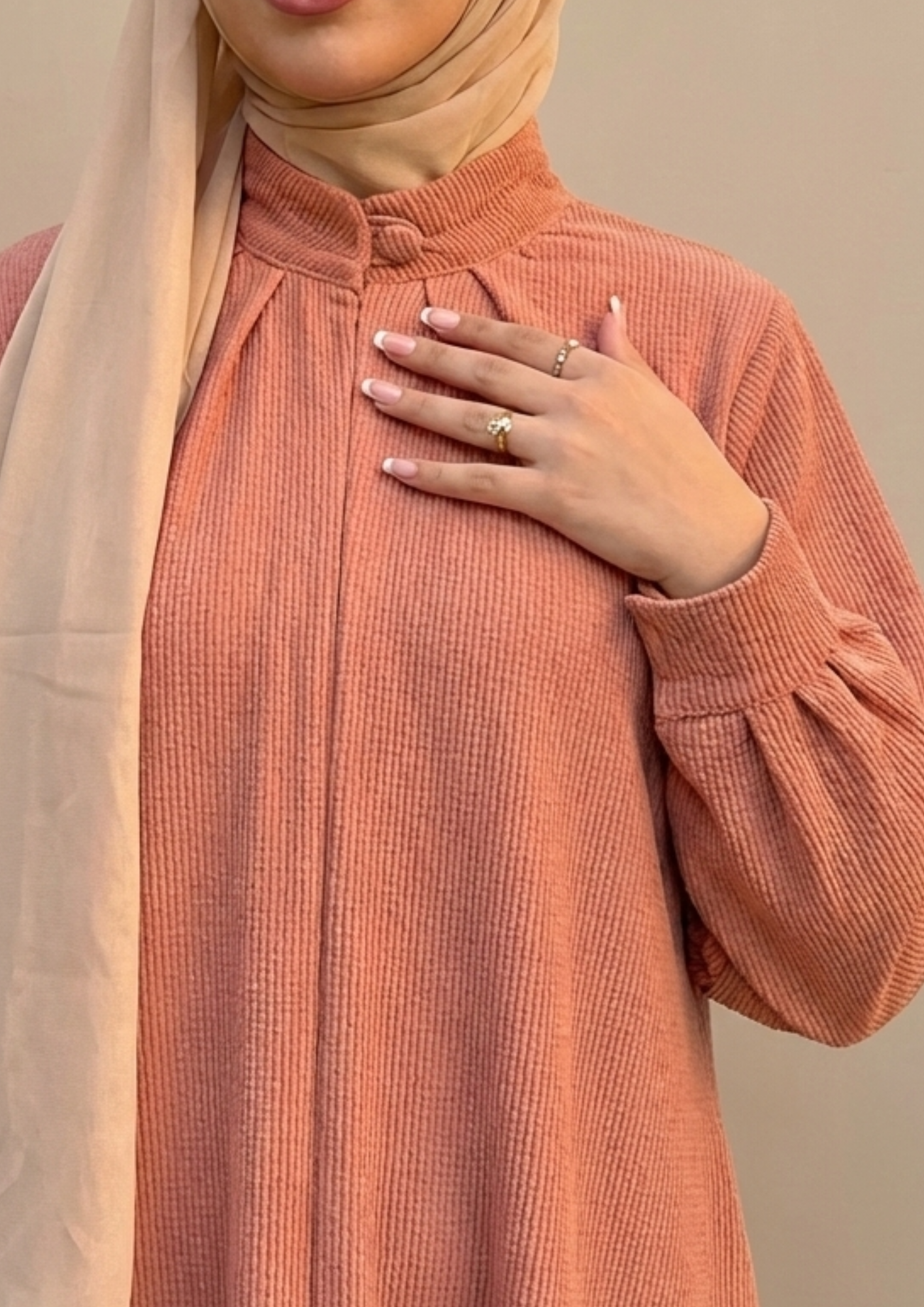 Abaya Mervay Tricoté