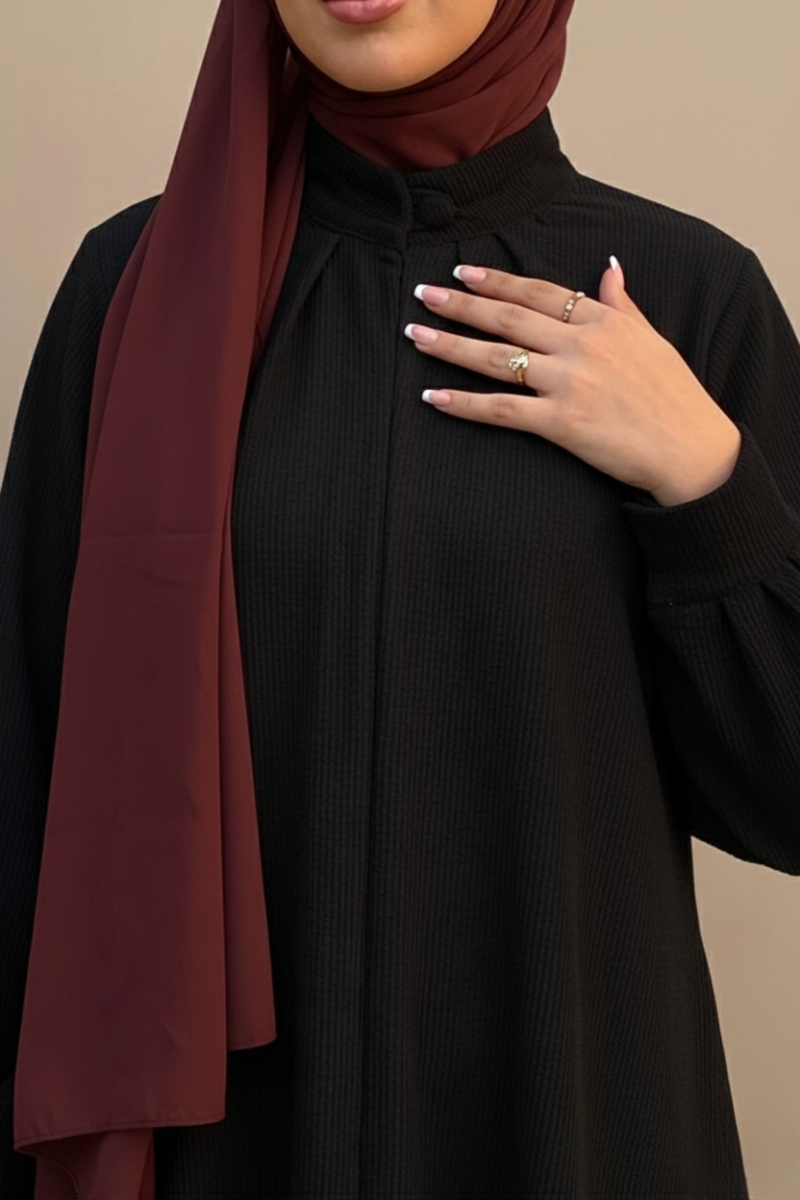 Abaya Mervay Tricoté