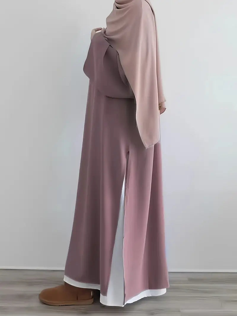 Ensemble Abaya Deux Pièces – Élégance et Modernité