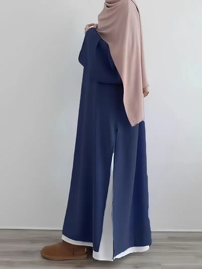 Ensemble Abaya Deux Pièces – Élégance et Modernité