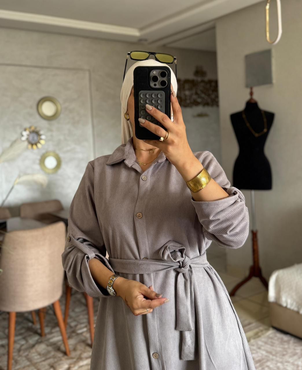 Robe Boutons – Collection Hiver Mervay