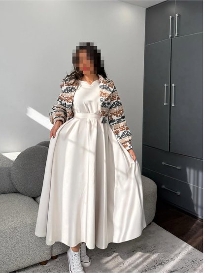 Robe Longue d'Été Sans Manches à Nœud – MERVAY