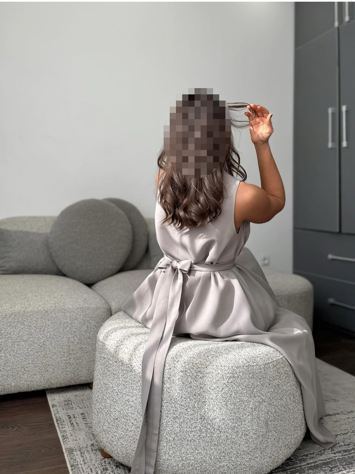 Robe Longue d'Été Sans Manches à Nœud – MERVAY